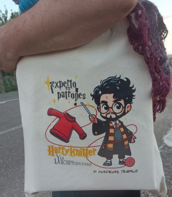 TOTE BAG HARRY KNITTER Y LA LABOR QUE TERMINAR 02